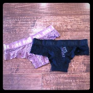 NWT PINK cheeky panties size small